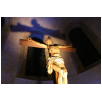 Jesus am Kreuz mit Schatten